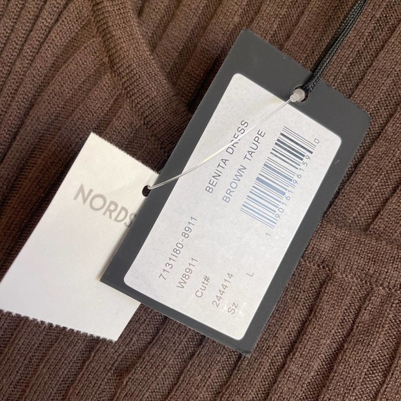 Paige Wool Side Slit Benita Long Dress Sweater Long Sleeve Size L NWT - Picture 12 of 12